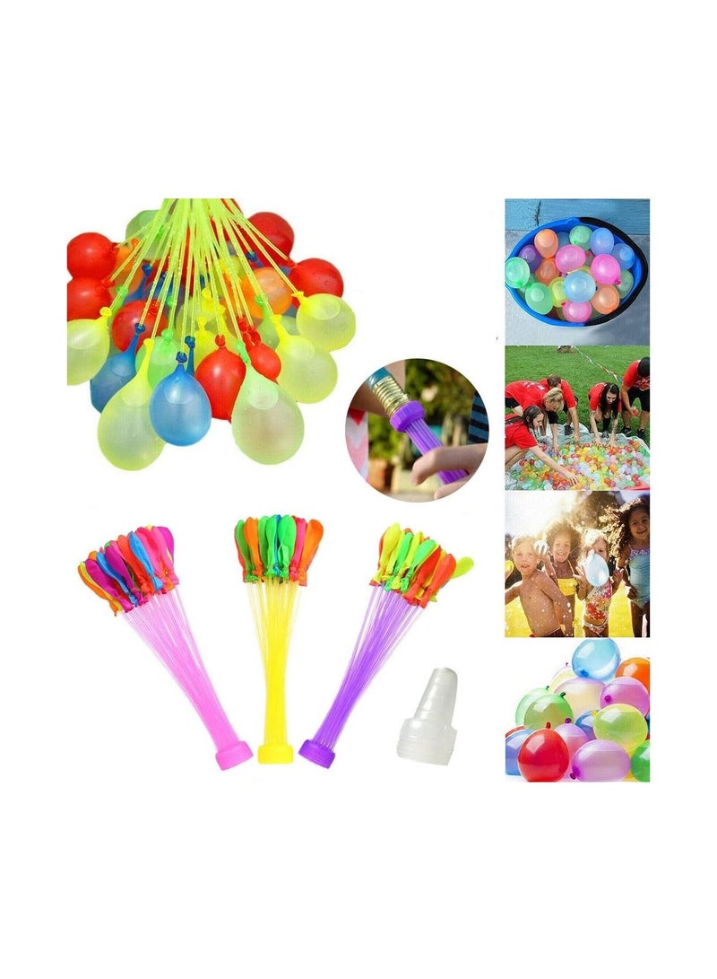 AS SEEN ON TV Water Toy Balloon Set Self Quick Filling Water Splash Fun Outdoor Set 111Pc Multicolor  - Image 1