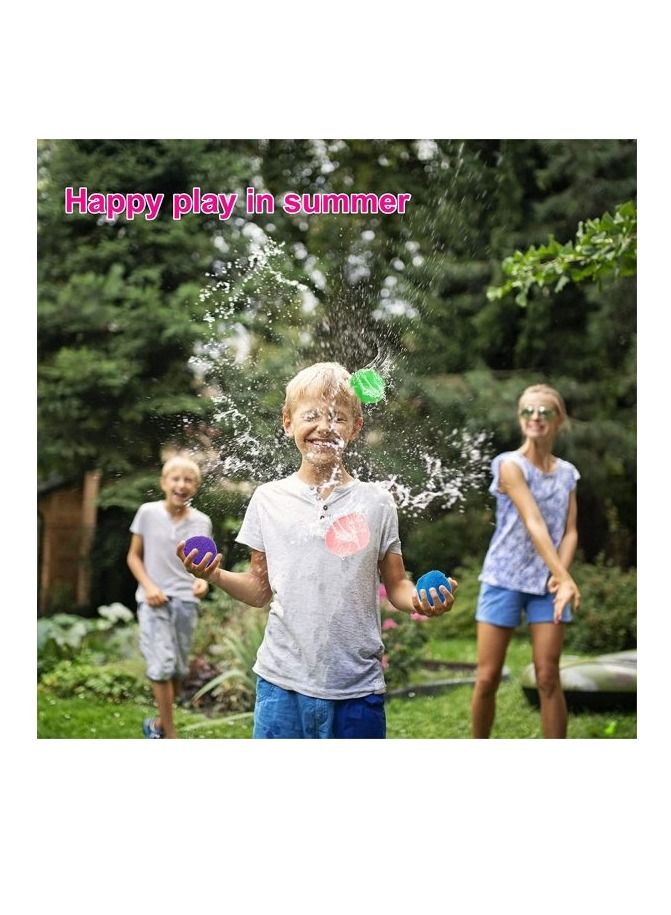 AS SEEN ON TV Water Toy Balloon Set Self Quick Filling Water Splash Fun Outdoor Set 111Pc Multicolor  - Image 4