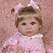 EKOKIZ Realistic Baby Doll 22Inch Newborn Baby Doll Soft Cloth Body Lifelike Reborn Baby Dolls Cute Girls with Clothes and Toy Accessories Set for Kids 3 - Image 2