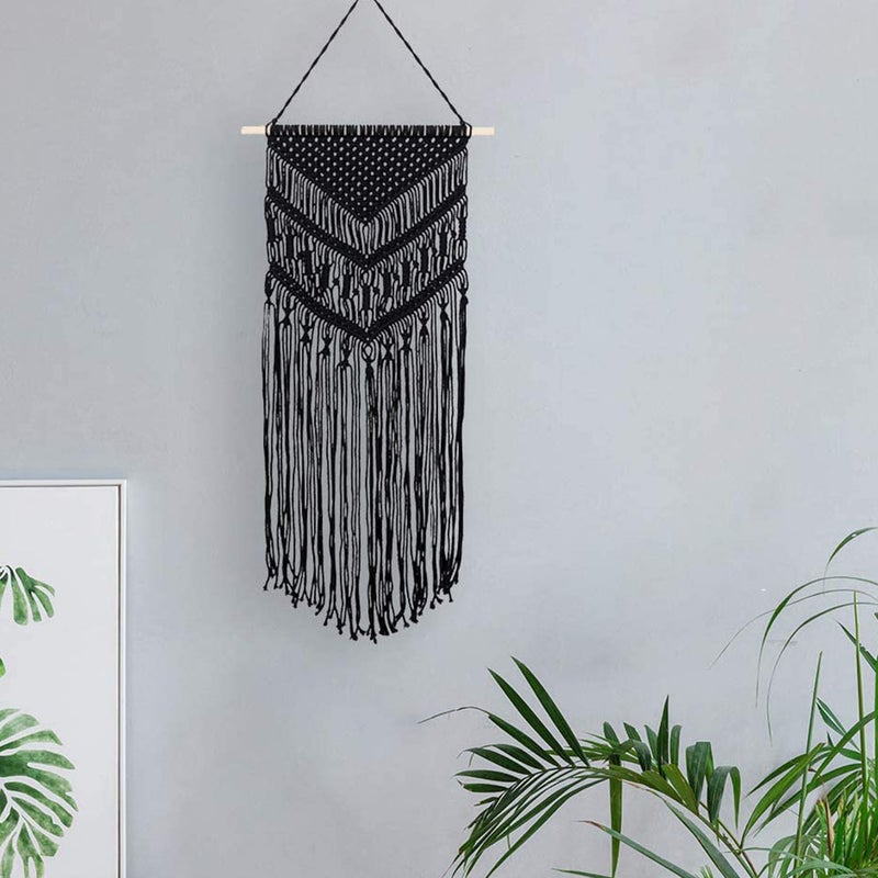 2 pcs Hand-woven Pendant Bohemian Tassel Pendant Decorative Pendant for Home - Image 4