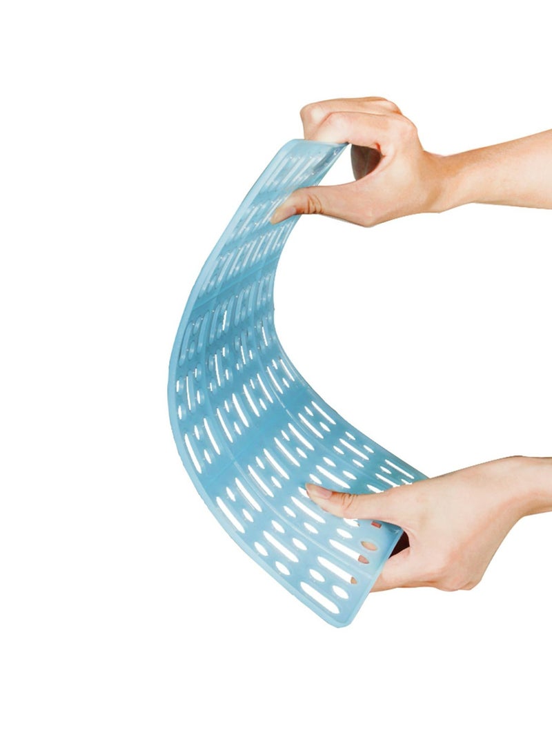 CMGTYYD. بساط قفص الأرانب، وسادات بلاستيكية لأقدام الحيوانات الصغيرة مزودة بمفصل كبس، بساط أرضي متين للقطط والكلاب، مناسب لحيوانات الشنشيلة وخنزير غينيا، بثلاثة ألوان متنوعة (عبوة من 6 قطع). - Image 3