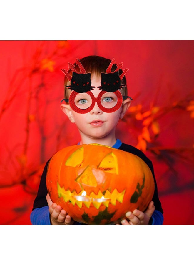 16 قطعة نظارات الهالوين، هدايا حفلات مضحكة، قناع القرع وشبكة العنكبوت وعين النظارات الشمسية، إكسسوارات كورسوب، ألعاب نظارات للديكورات والمستلزمات حفلة الهالوين - Image 2