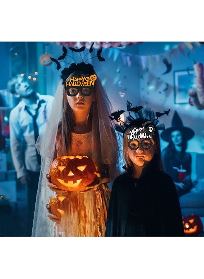 16 قطعة نظارات الهالوين، هدايا حفلات مضحكة، قناع القرع وشبكة العنكبوت وعين النظارات الشمسية، إكسسوارات كورسوب، ألعاب نظارات للديكورات والمستلزمات حفلة الهالوين - Image 3