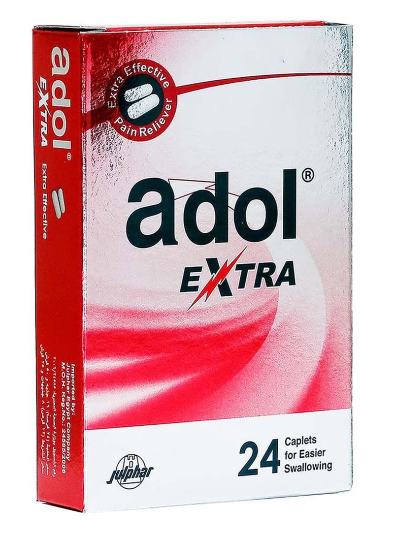 Adol Extra Caplets 24'S - Image 1