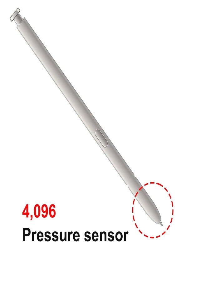 Anglepingping Galaxy S25 Ultra S Pen Replacement for Samsung Galaxy S25 Ultra Stylus Pen,S25 Ultra Stylus Pen for Samsung Galaxy S25 Ultra 5G All Versions EJ-PS938BBEGUJ(Light Gray) - Image 2