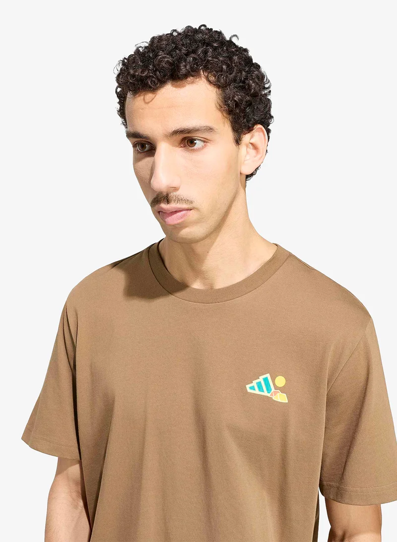 Adidas TENGRN Terrex Camper Graphic T-Shirt for Men | Best Price UAE