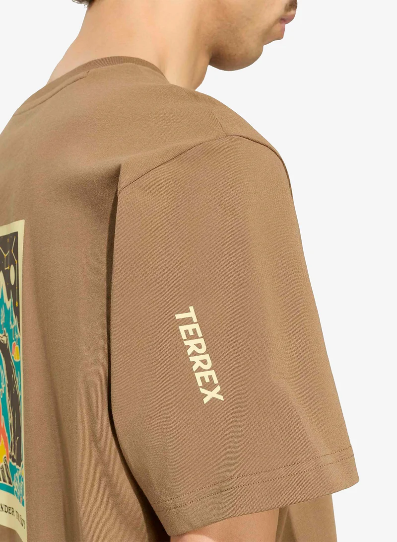Adidas TENGRN Terrex Camper Graphic T-Shirt for Men | Best Price UAE