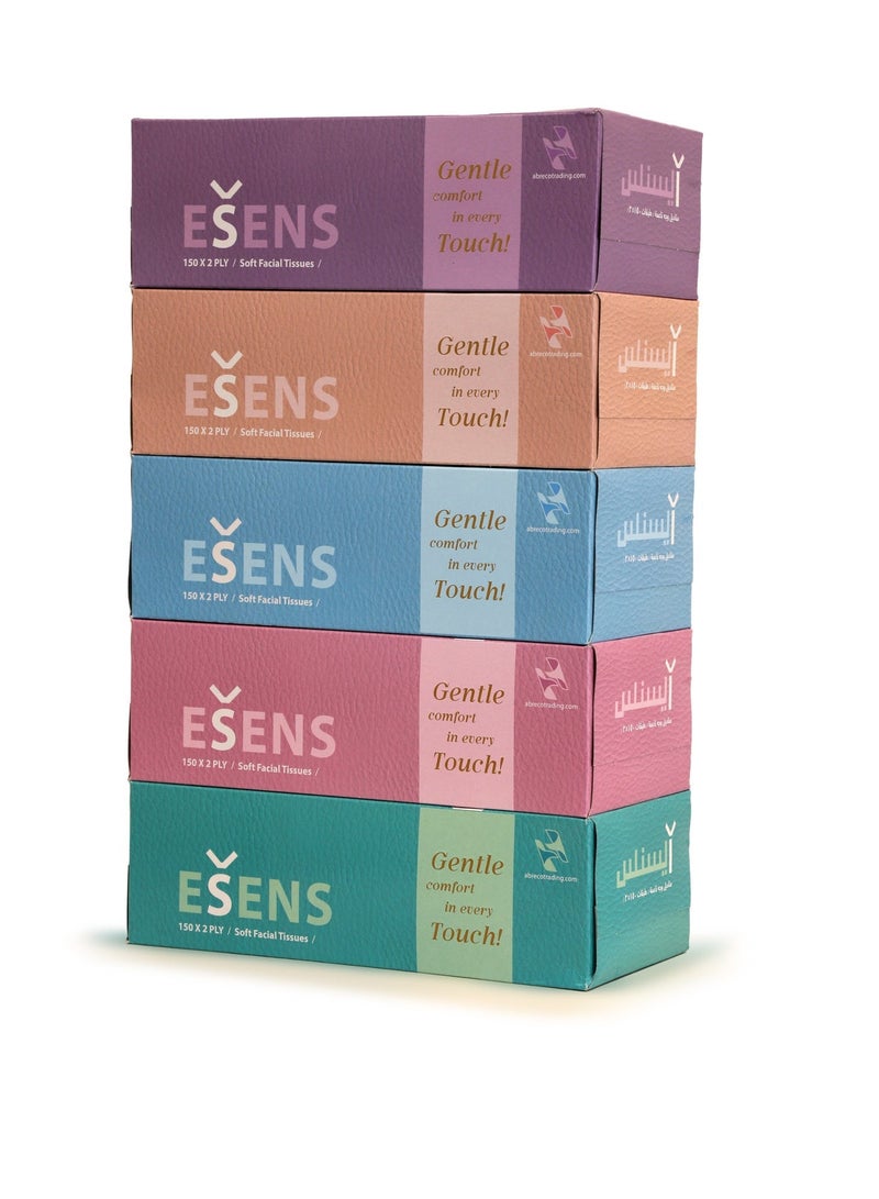 ESENS FACIAL TISSUE 150 X 2PLY - Image 1