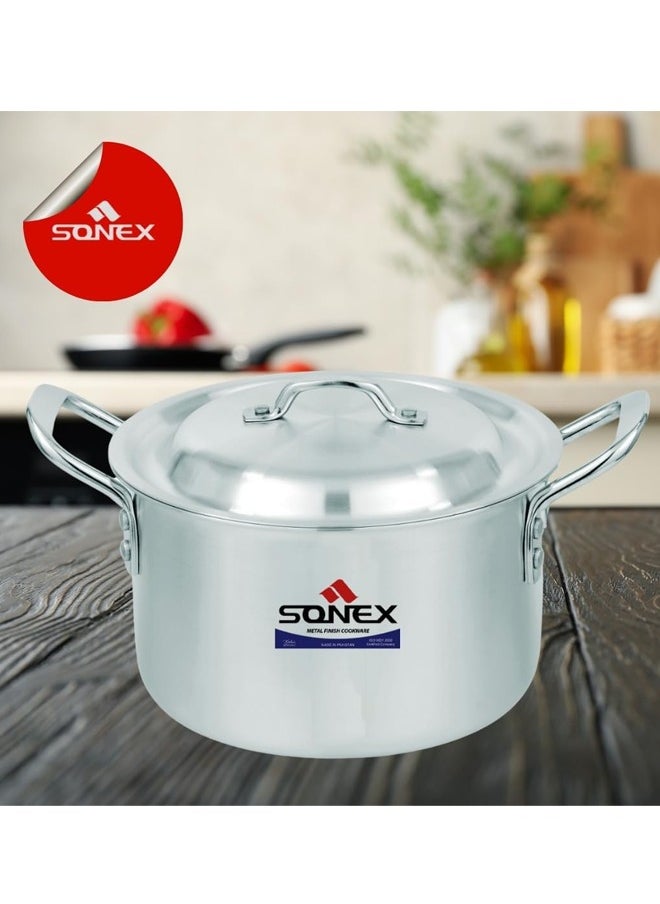 Sonex Baby Classic Cooking Pot No.2 – 21 cm Diameter, 4 Liter Capacity, Aluminum Construction, Stainless Steel Handles, Includes Lid - pzsku/ZBF9F8230557A71A9AC22Z/45/_/1723107421/5c0c1106-7d95-4abd-8887-d0754a0a305c