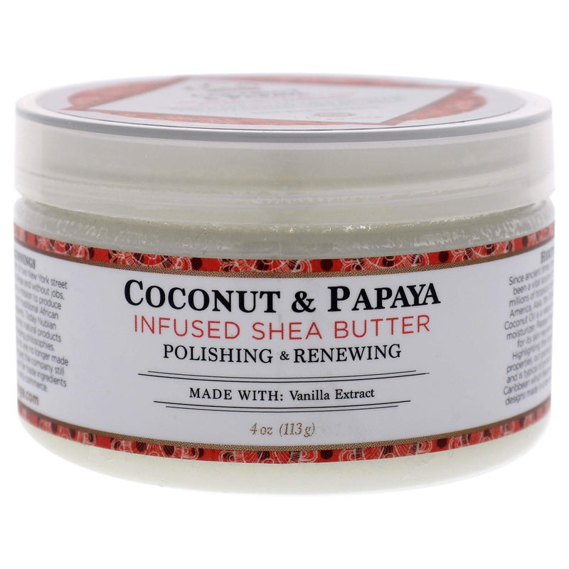 Nubian Heritage Nubian Heritage Shea Butter body balm Coconut and Papaya 4 Ounce