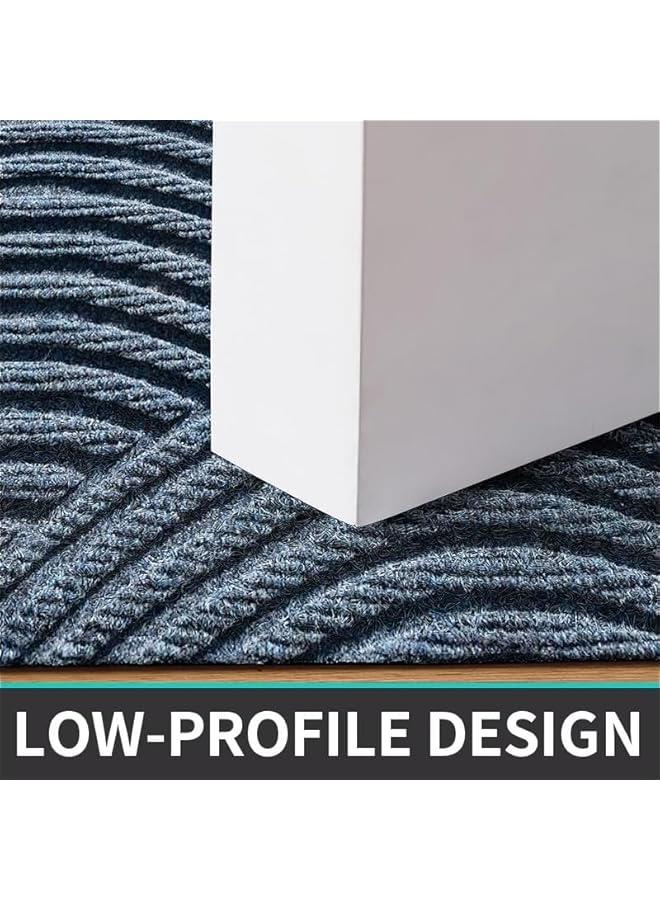 هوكور دواسة باب امامية للمدخل الداخلي والخارجي من بايبي، سجادة باب بظهر مطاطي غير قابلة للانزلاق، سجادة باب مقاومة للماء لجميع المواسم، سجادة ترحيب متينة شديدة التحمل للابواب الامامية والخلفية وغرف الغسيل - Image 3