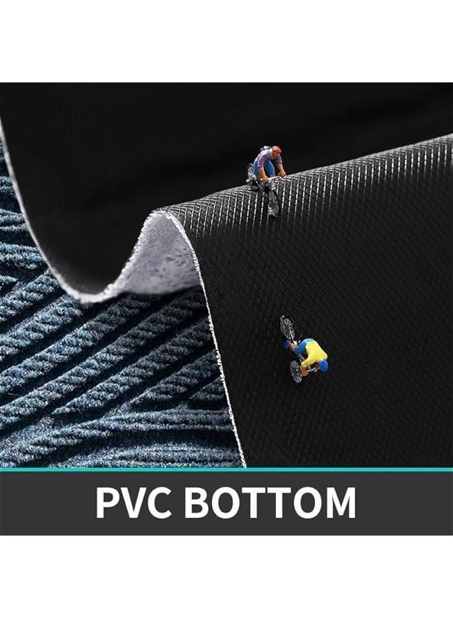 هوكور دواسة باب امامية للمدخل الداخلي والخارجي من بايبي، سجادة باب بظهر مطاطي غير قابلة للانزلاق، سجادة باب مقاومة للماء لجميع المواسم، سجادة ترحيب متينة شديدة التحمل للابواب الامامية والخلفية وغرف الغسيل - Image 4