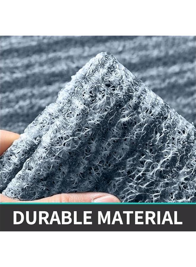 هوكور دواسة باب امامية للمدخل الداخلي والخارجي من بايبي، سجادة باب بظهر مطاطي غير قابلة للانزلاق، سجادة باب مقاومة للماء لجميع المواسم، سجادة ترحيب متينة شديدة التحمل للابواب الامامية والخلفية وغرف الغسيل - Image 5