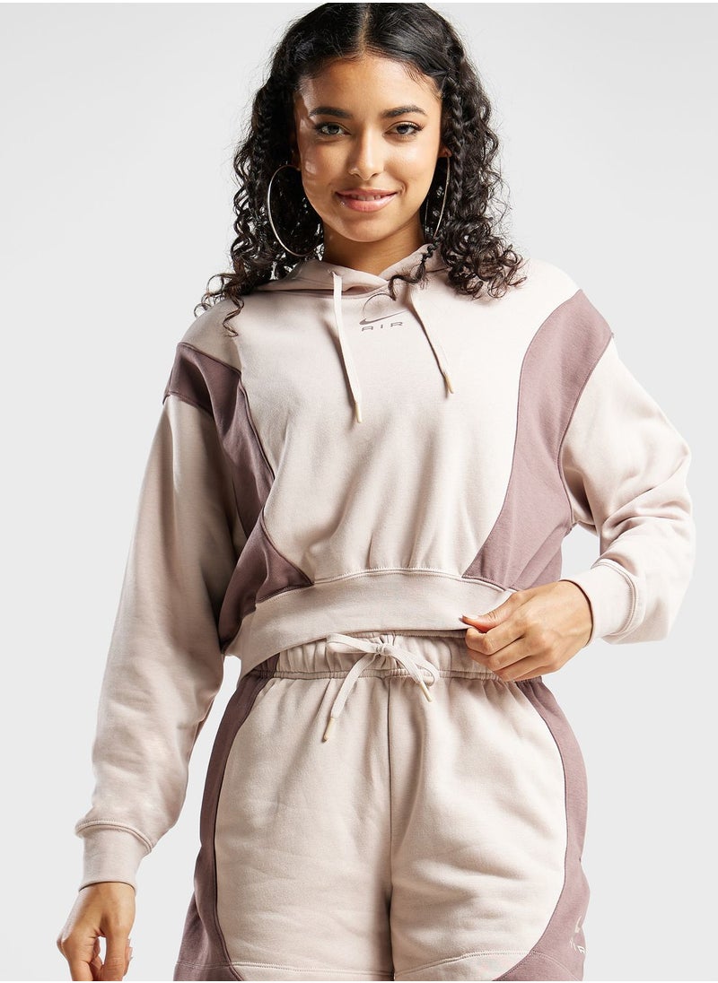 Nike - Nsw Air Fleece Cropped Hoodie - Image 1