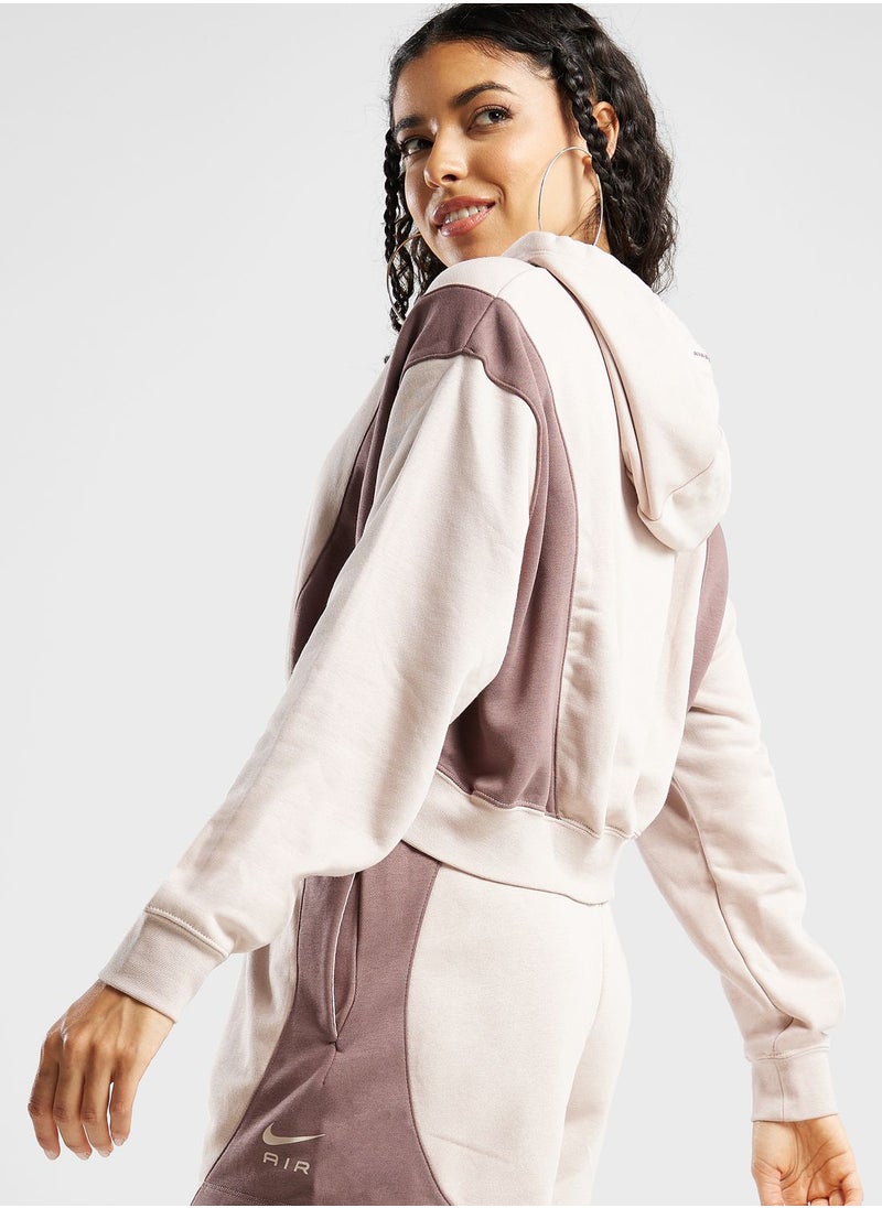 Nike - Nsw Air Fleece Cropped Hoodie - Image 1