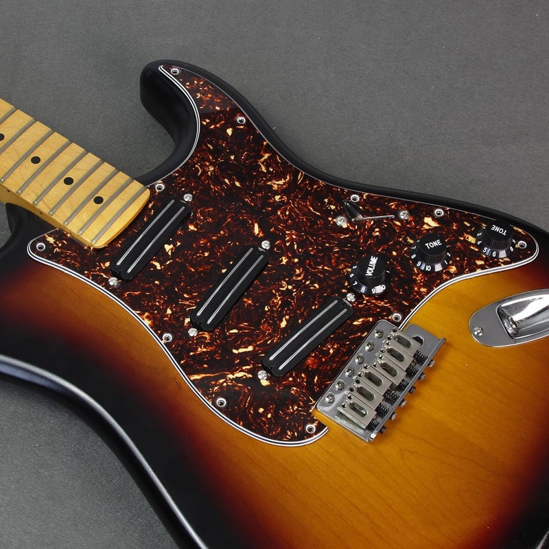 FLEOR 3pcs Hot Dual Rail Humbucker Set Ceramic N+M+B Single-Coil-Sized Guitar Humbucker Pickup,Black - Image 5