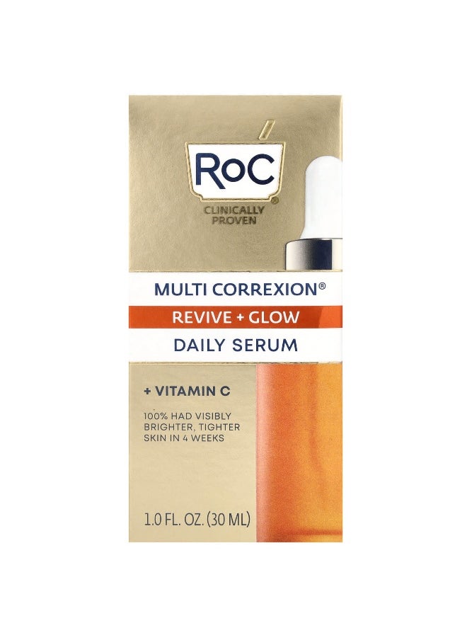 RoC, Multi Correxion, Revive + Glow, Daily Serum + Vitamin C, 1 fl oz (30 ml)