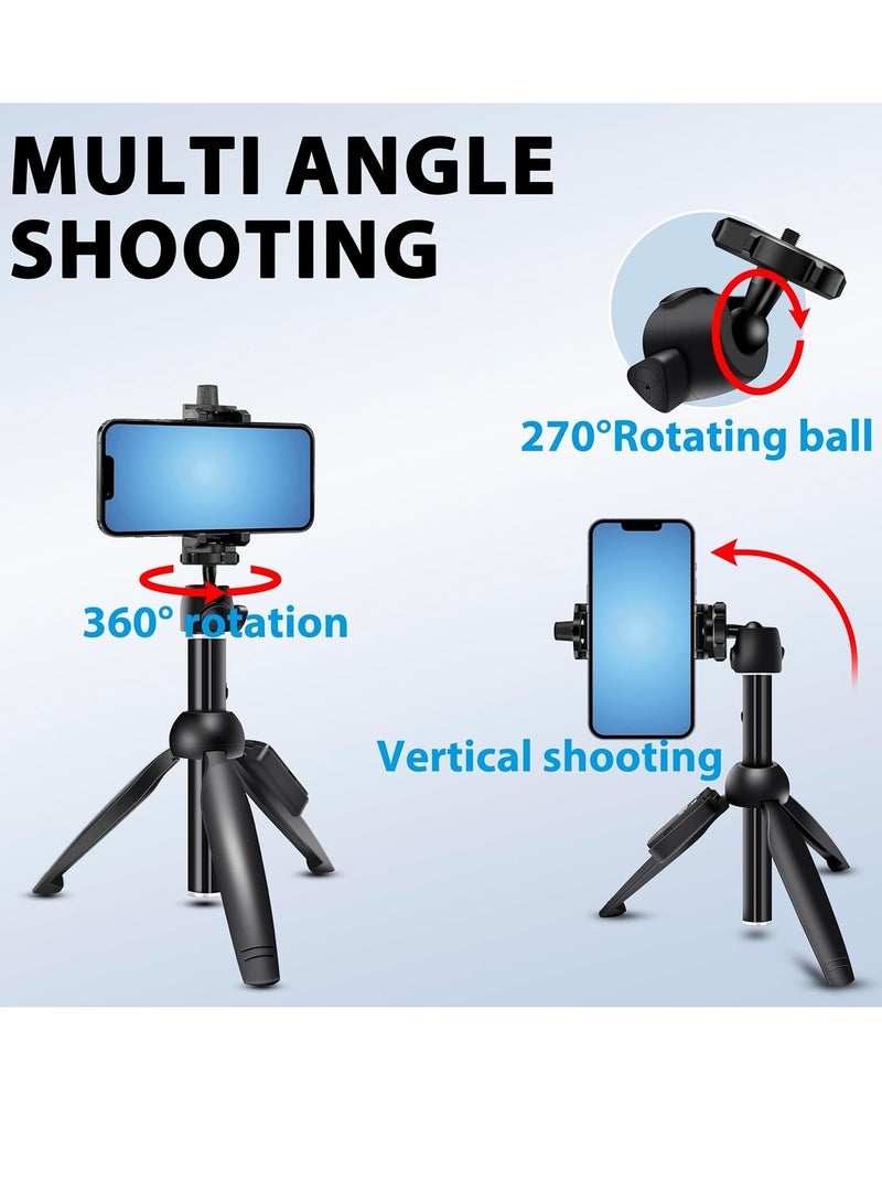 MIGOFAST Selfie stick tripod MIGOFAST 42 Inch Aluminum Alloy Selfie Stick Phone Tripod new model with Wireless Remote Shutter Compatible with All Cell Phones for Selfie Video Recording Photo Live Stream Vlog - Image 3