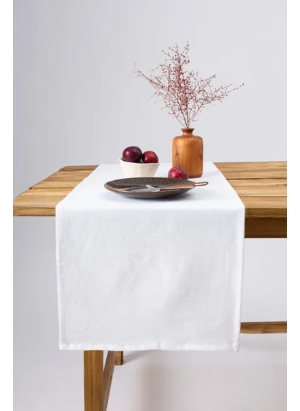 ويلستيل Premium | Linen White Runner