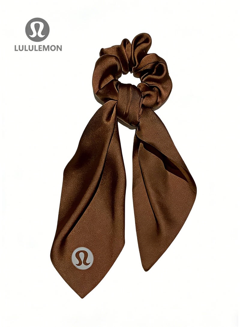 لولوليمون Lululemon Brown Hairbands - Luxury Silk Headbands, Simple and Versatile Sports Headbands, Suitable for Styling and Hair Care - Image 2