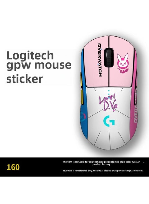 Anti-slip Mouse Stickers Logitech GPW One Or Two Generation GPROX Special All-inclusive Sweat-absorbent Anti-sweat Hand Stickers Lizard Skin-Color:GPW Generation ]