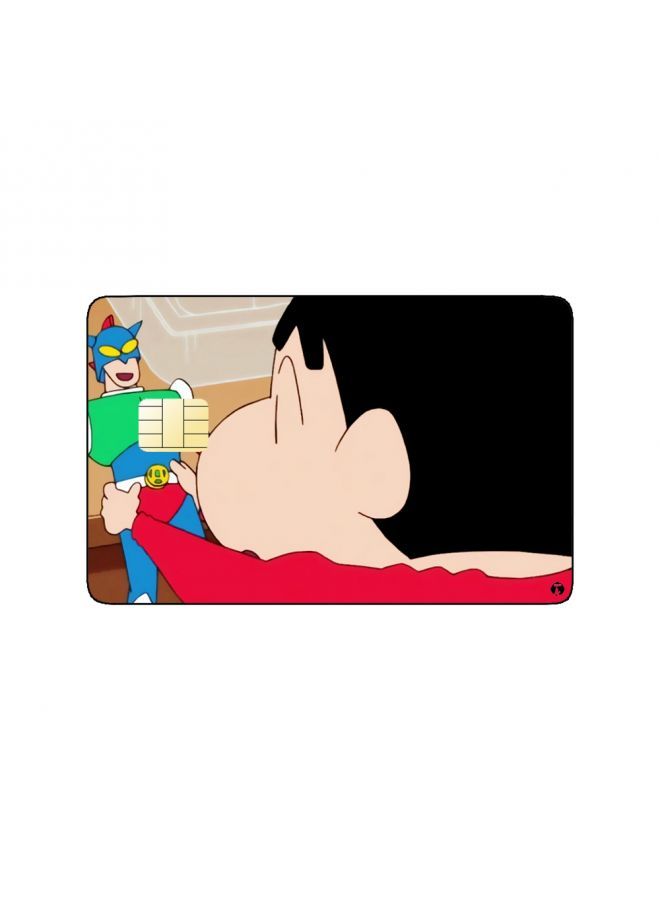 RKN PRINTED BANK CARD STICKER Shinnosuke From Crayon Shin Chan Anime - Image 2