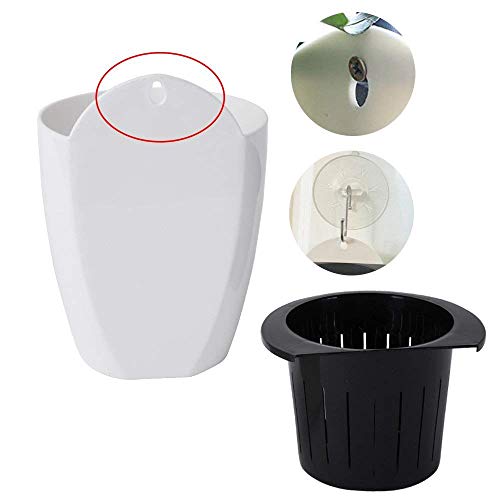 CAPPL Self Watering Flowering Pot | Hanging Planter for Plants (White) Pack of 3 - Image 3