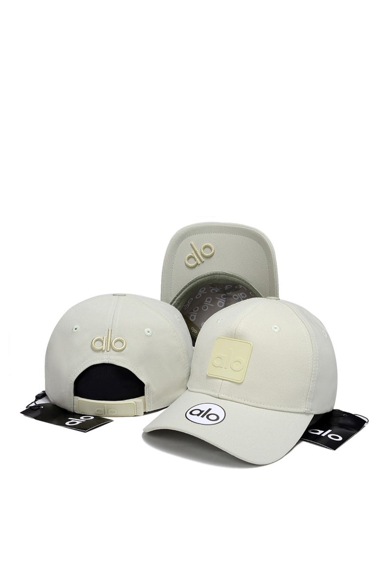 alo Alo Cap: Light Beige, 3D Logo & Brand Detailing