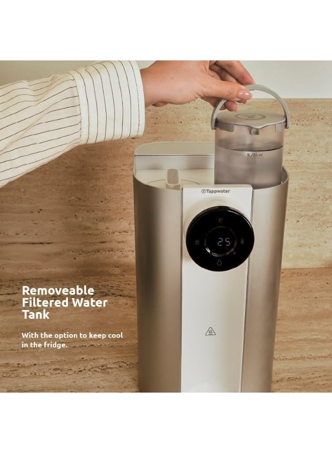 Tappwater Countertop Water Purifier 3.2L Capacity, 7-stage Reverse Osmosis filtration technology, Effectively Reduces Chlorine & Bacteria, Instant Hot Water Dispenser, Swedish Mineral Rock, TCTN101. - Image 5