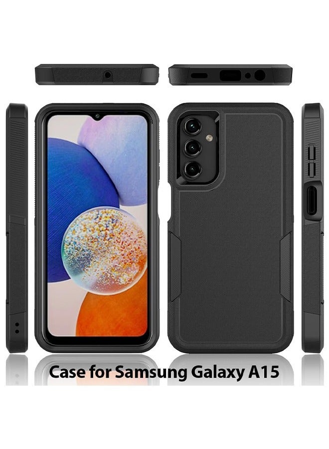 X-level Samsung Galaxy A15 4g Case, Protective Phone Cover, Super Military Grade Drop Protection Back Cover Accessory for Samsung Galaxy A15, Black - Image 2