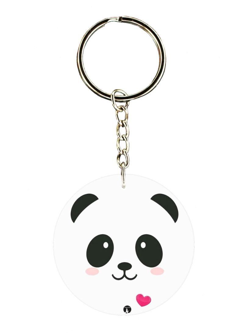 RKN Panda Printed Keychain