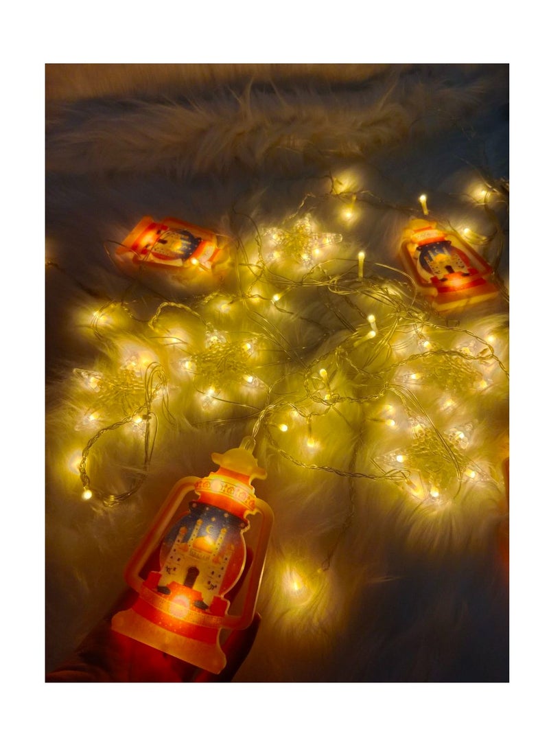 BAIG Ramadan LED Lantern Light Eid Mubarak Decoration for Home Islamic Muslim Festival Party Ramadan Kareem Decor EID Al Adha - Image 2