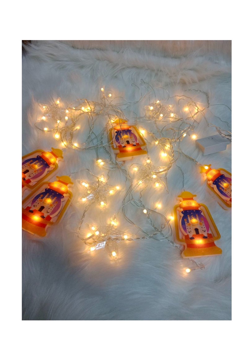 BAIG Ramadan LED Lantern Light Eid Mubarak Decoration for Home Islamic Muslim Festival Party Ramadan Kareem Decor EID Al Adha - Image 3