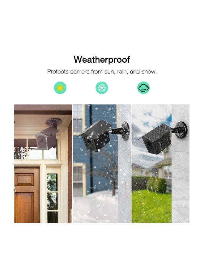 NIBEMINENT Protective Wall Mount Set For Surveillance Camera Black - Image 2