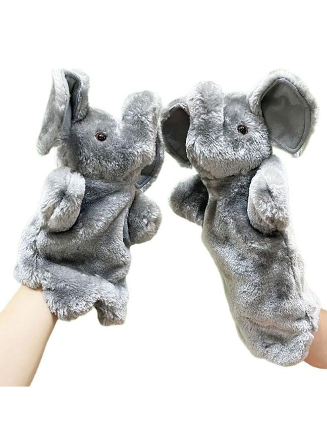 Bluejw One Large And One Small Animal Hand Doll Plush Toy Finger Doll Teddy Bear Little Red Book - Image 1