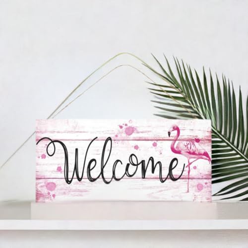 Craig Bachman 12.5"L x 6"H Standing Flamingo MDF Sign, Tropical Themed Decorative Wall Art for Wreaths and Home Decor, AP8229 - Image 4