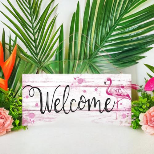 Craig Bachman 12.5"L x 6"H Standing Flamingo MDF Sign, Tropical Themed Decorative Wall Art for Wreaths and Home Decor, AP8229 - Image 5