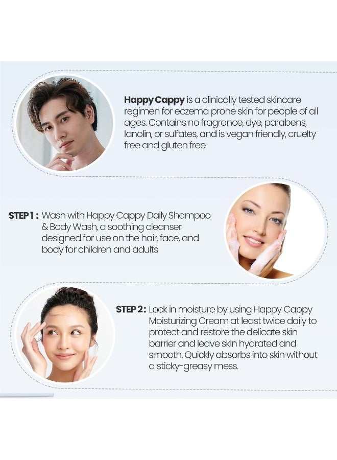 Happy Cappy Baby Shampoo and Body Wash and Moisturizing Cream Bundle - Image 5