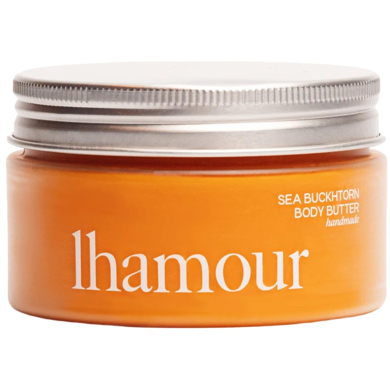 LHAMOUR Handmade Sea Buckthorn Oil Body Butter with Beef Tallow Sheep Tail Fat Shea Rosehip Coconut Oil AllNatural Balm for Dry Skin Ultra Hydrating Skin Care Rich Soothing Cream 353 oz