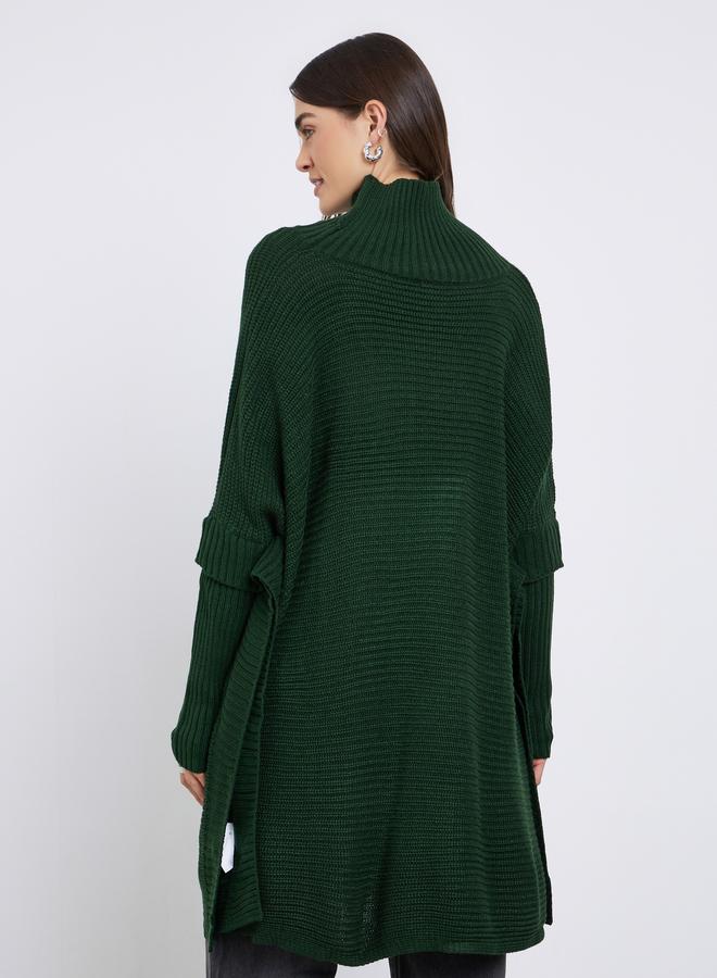 ستايلي سويتر محبوك مُطرّز بقصة فضفاضة - Image 4