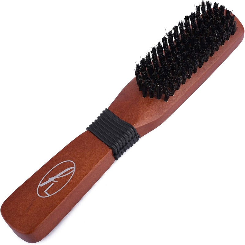 Fine Lines Long Paddle Bristle Brush Boar and Nylon Bristle Hair Brush Soft Bristle Hair Brush for Afro Wet or Curly Hair Bristle Hair Brushes for Women and Men