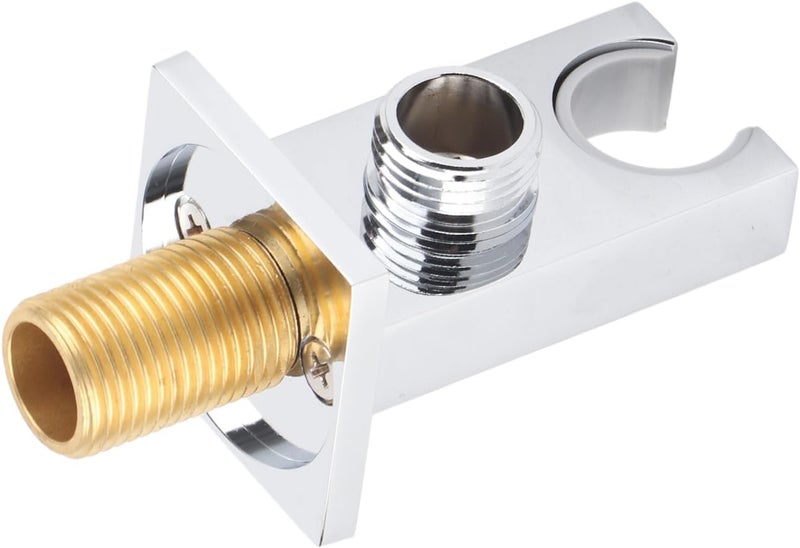 F - Y290 Shower Outlet Elbow Holder for Hose, Brass Wall - Mounted Shower Head Bracket with Smooth Finish, Compatible with Handheld Shower and Bidet Sprayer - Image 3