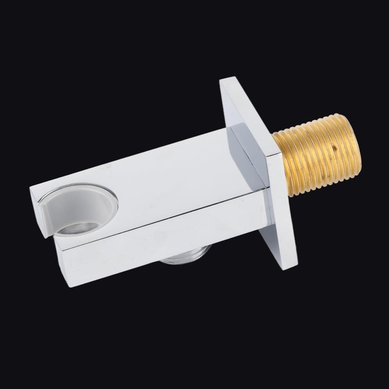 F - Y290 Shower Outlet Elbow Holder for Hose, Brass Wall - Mounted Shower Head Bracket with Smooth Finish, Compatible with Handheld Shower and Bidet Sprayer - Image 5