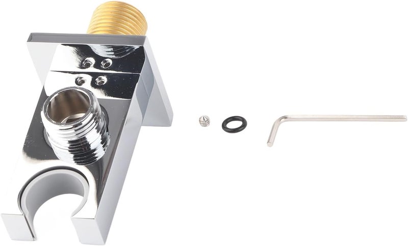 F - Y290 Shower Outlet Elbow Holder for Hose, Brass Wall - Mounted Shower Head Bracket with Smooth Finish, Compatible with Handheld Shower and Bidet Sprayer - Image 1