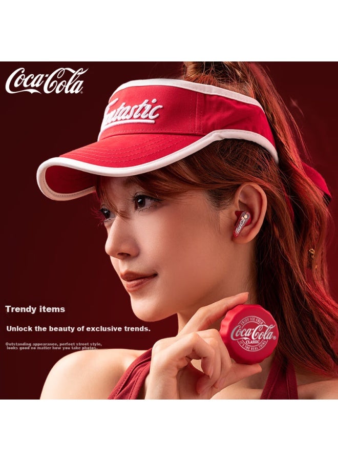 Coca-cola T13 Bottle Cap True Wireless Bluetooth Earphones, Semi-in Music Sports Gaming E-sports Headphones, Enc Call Noise Reduction, Compatible With Xiaomi, Apple, Huawei Phones - Image 5