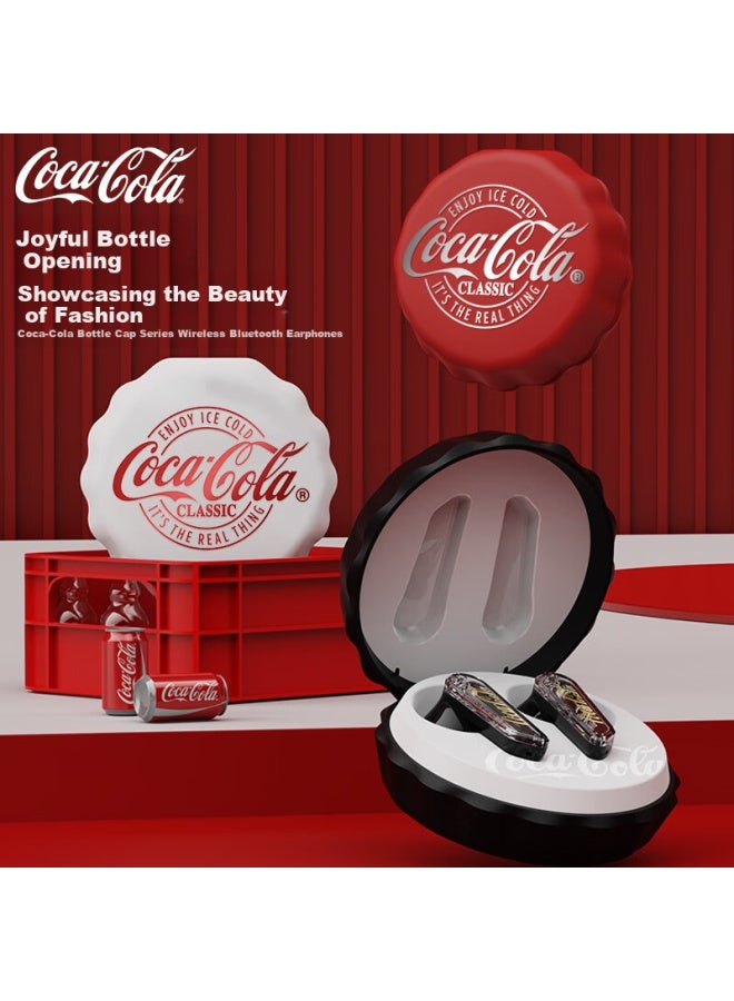 Coca-cola T13 Bottle Cap True Wireless Bluetooth Earphones, Semi-in Music Sports Gaming E-sports Headphones, Enc Call Noise Reduction, Compatible With Xiaomi, Apple, Huawei Phones - Image 3