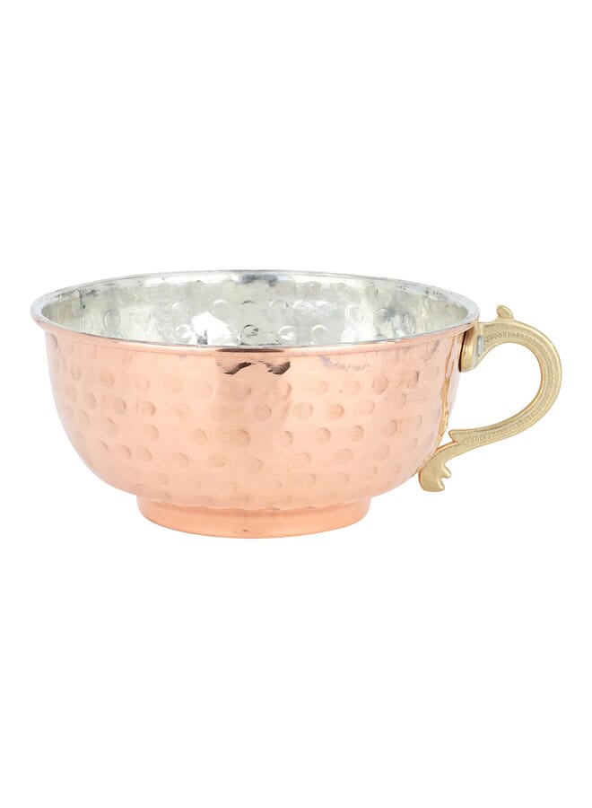 السيف غاليري زبدية نحاس السيف غاليري، 11.5×4.5 سم، تركي، بيد - نحاسي - Image 1