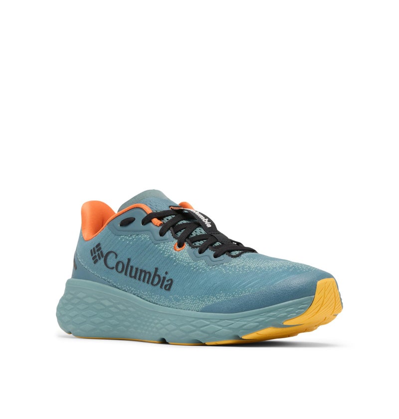 Columbia Men's Konos Featherweight Running Shoe, Metal/Tangy Orange, 9 - Image 1