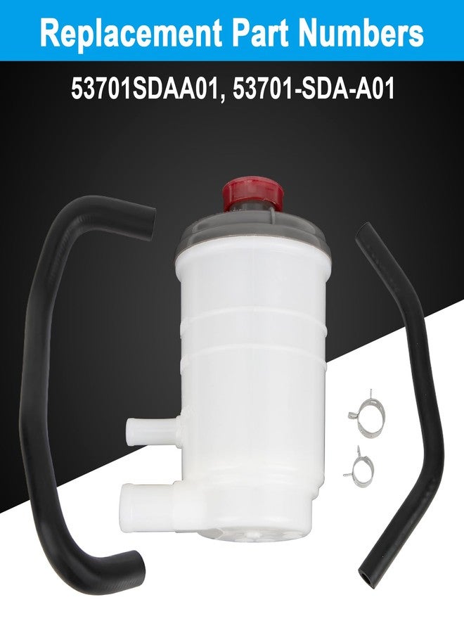 psler خزان مضخة التوجيه المعزز 53701-SDA-A01 + خرطوم السحب والإرجاع، متوافق مع هوندا أكورد 2003-2007 سعة 2.4 لتر/3.0 لتر. بديل للأرقام 53701-SDA-A01، 53731-SDA-A00، 53733-SDA-A01 - Image 2