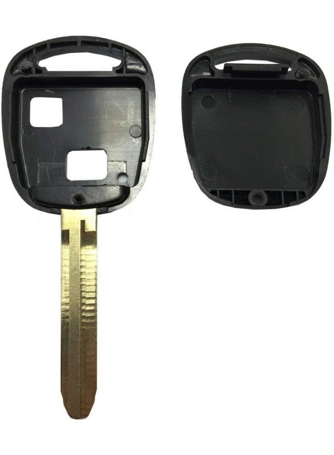 2 Buttons Replacement Remote Key Shell Fob Case for Toyota Camry Corolla Prado Land Cruiser FJ Cruiser Avalon Matrix RAV4 Venza Yaris with Uncut Blade - Image 2